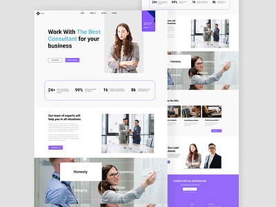 Business Consultancy Landing Page