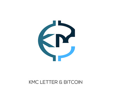 KMC And Bit coin branding design illustration