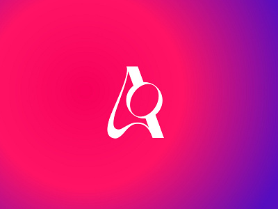 A+O+ Globe Mark Logo branding illustration typography