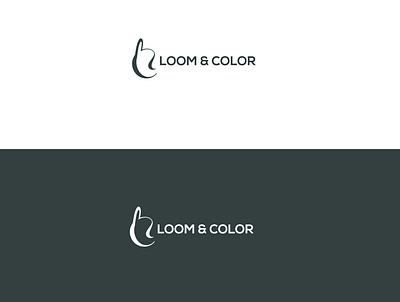 l C word Mark concept with fish branding illustration typography