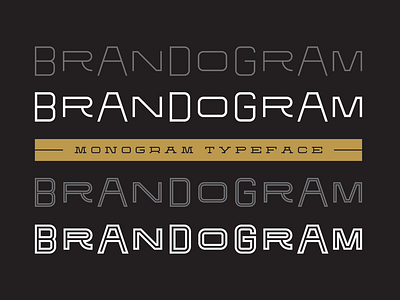 Brandogram Monogram Typeface