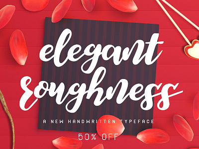 Elegant Roughness Font