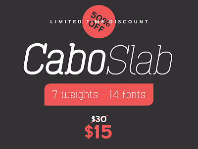 Cabo Slab Font Family