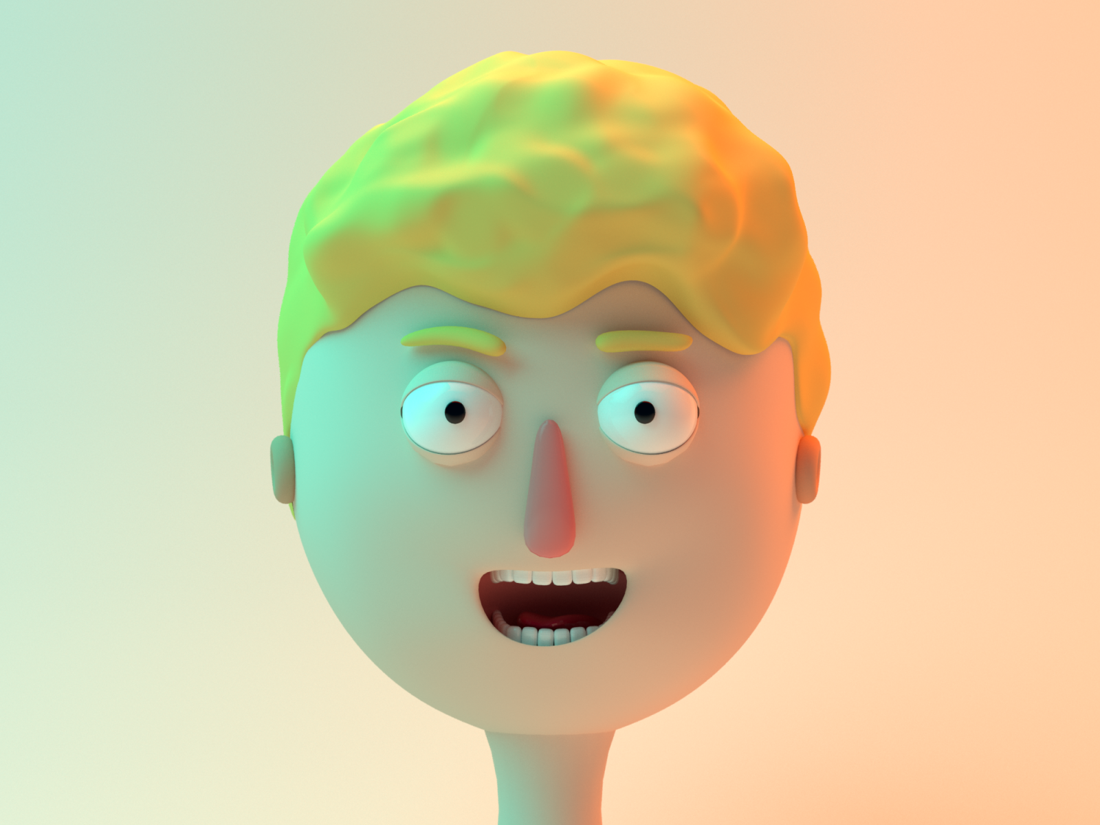 3d-selfie-by-hazelrah-on-dribbble