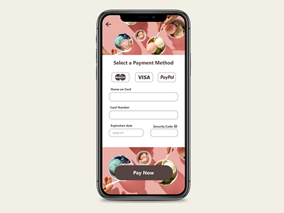 Credit Card Checkout account checkout page dailyui 002 icecream learningux mobile checkout ui