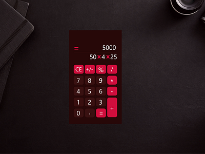 Calculator Daily UI Day 4