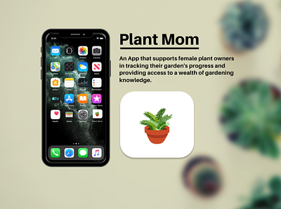 Plant Mom | Daily UI Day 5 app icon daily ui 005 dailyuichallenge design plant