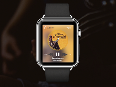 Daily UI Challenge Day 9 - Music Player