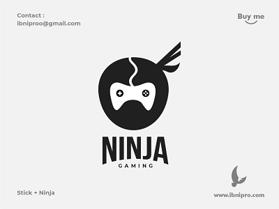 Ninja Gaming awesome logo branding branding and identity dualmeaning game gaming logo icon logo logoinspiration ninja ninjagaming unique