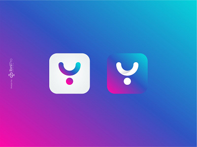 Letter Y Icons gradient graphic design icon icons letter y logo moder