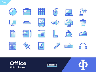 Office Icons app design graphic design icon logo ui