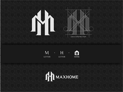 MaxHome Logo branding graphic design home house icon letter logo logo logoinspiration logotype minimalist modern monogram professional real estate simple