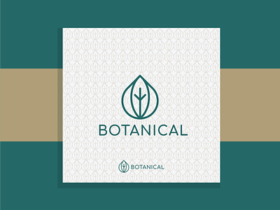 BOTANICAL LOGO botani brand identity branding geometric gold graphic design green icon leaf logo logoinspiration logotype luxury minimalist packaging simple visual identity