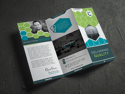 Honeycomb themed Business Brochure