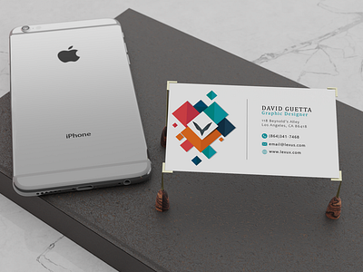 Business card mockup template