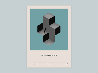 Gig poster project - Lee Ranaldo & El Rayo gigposter graphicdesign illustration poster print