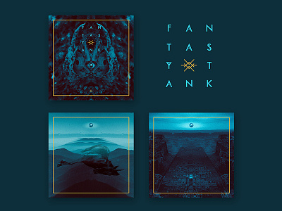 Fantasytank for Forage Press graphicdesign logo musicart typography
