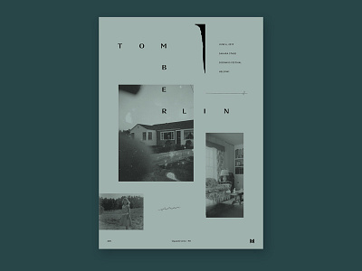 Gig poster project -Tomberlin