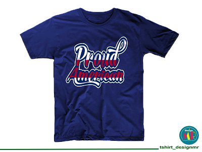 Proud American New T-shirt Design Dribbble Post 22 Aug 2020  01