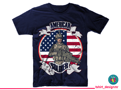 Proud Army Dad T-shirt Design Idea Dribbble Post 21 Sep 20_03