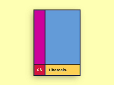 Liberosis -- 08 colour design layout minimal poster whatever