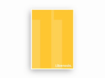 Liberosis -- 11 colour design layout minimal poster whatever