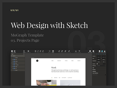 Web Design - MoGraph Template - 03. Projects Page