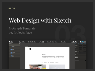 Web Design - MoGraph Template - 03. Projects Page