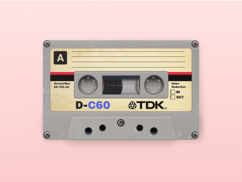 Realistic Tape Cassette by Hanii on Dribbble