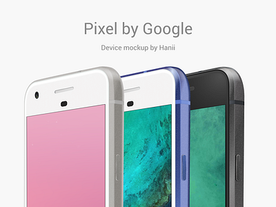 Pixel Phone Device Mockup Sketch Resource