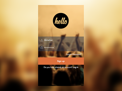 Daily Ui #001 Sign Up design hello sign up ui