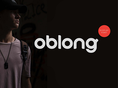 oblong rounded logo font modern