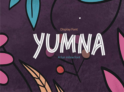 Yumna Fun font inline abc art cartoon colorful comic decorative design font fun funny hand handwritten illustration inline latin letter lettering number spring type