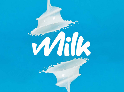 milk font abc alphabet blue dairy design font graphic health healthy illustration letters liquid milk packaging product set type typography vector white