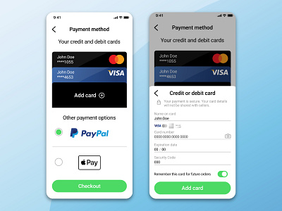 Daily UI Challenge #2: Credit Card Checkout