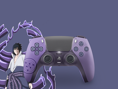 Sasuke PS5 Controller Mockup controller design makina mockup playstation ps5 psd psd design sasuke sony