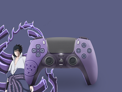 Sasuke PS5 Controller Mockup