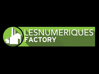Les Numeriques - Factory branding event hightech identity logo logotype longshadow