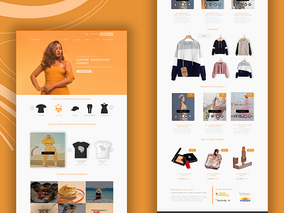 Jungen Website Homepage UI/UX design branding ecommerce website graphic design ux