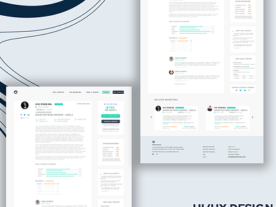 Mentor Tutor Page Redesign according to previous | for better UX branding design ecommerce website graphic design ui ux