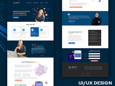 UI UX design & Web Dev for Social Media Marketer