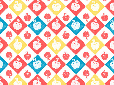 apple apple motif pattern pomme surface pattern surface pattern design surfacedesign