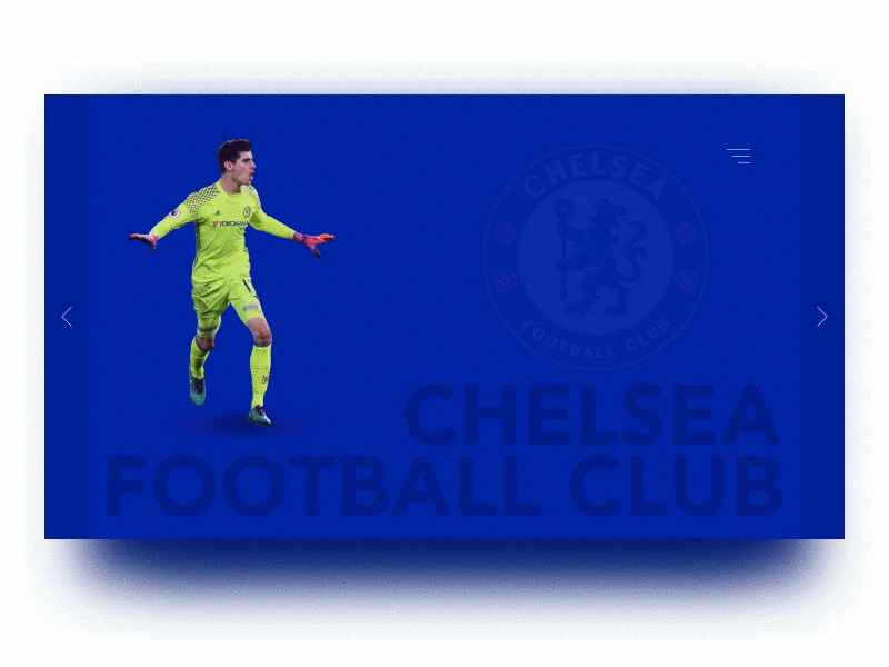Chelsea FC - Player Profiles app blues chelsea concept fc football gif player profile sport ui ux