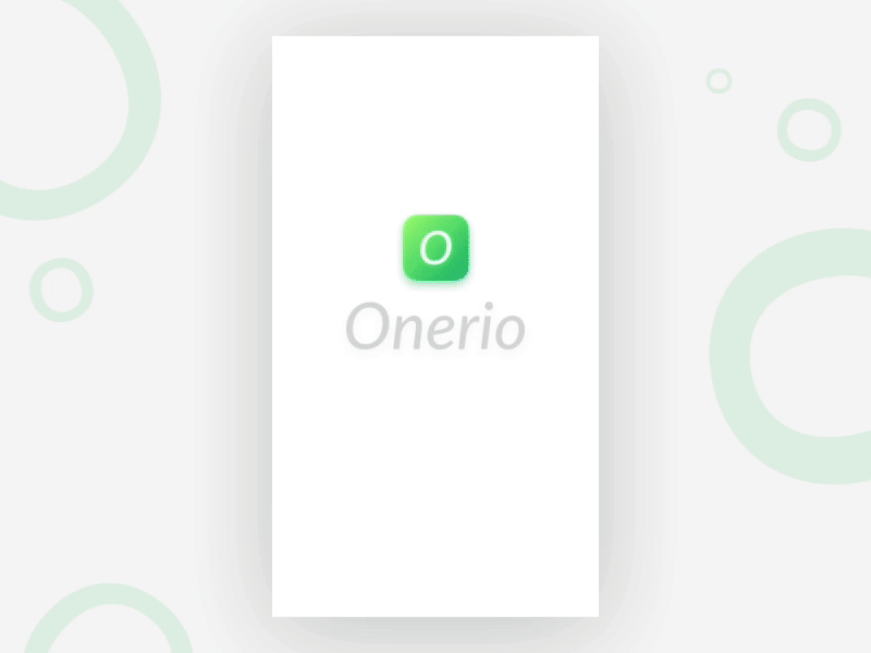 Onerio App android app design interaction ios iphone mobile product ui ux