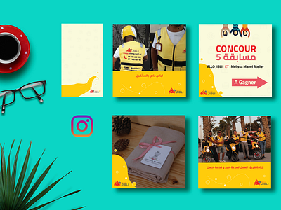 Instagram Visual identity - Delivery Service delivery design instagram post visual identity