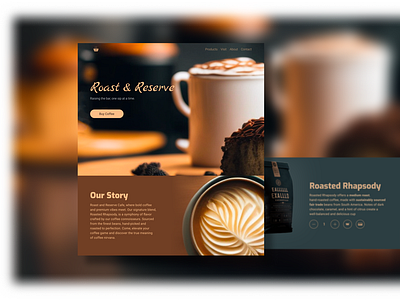 Cafe and Roastery Website