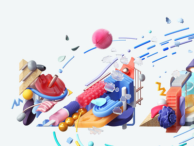 Adobe Max 2020 3d adobe art cinema4d design graphic design illustration inspiration modern octane