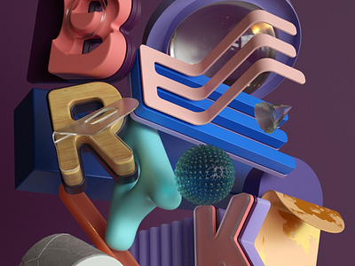 Take A Break 3d cinema4d design illustration octane poster typography