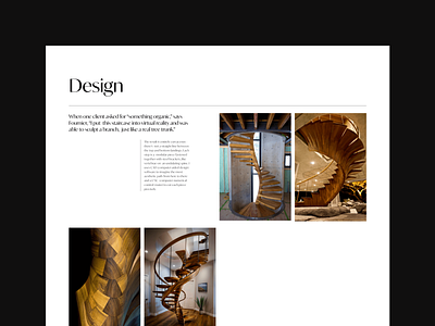 Nick Fournier - art staircases figma graphic design landing staircases ui ux web webdesign