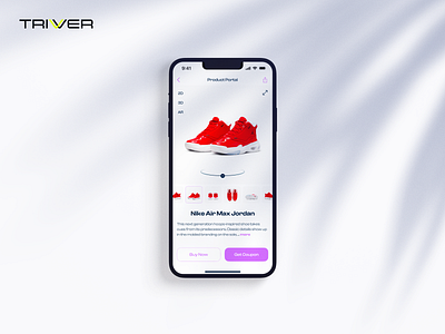 Trivver ios VR/AR app 3d app ar design figma ios iphone ui ux vr